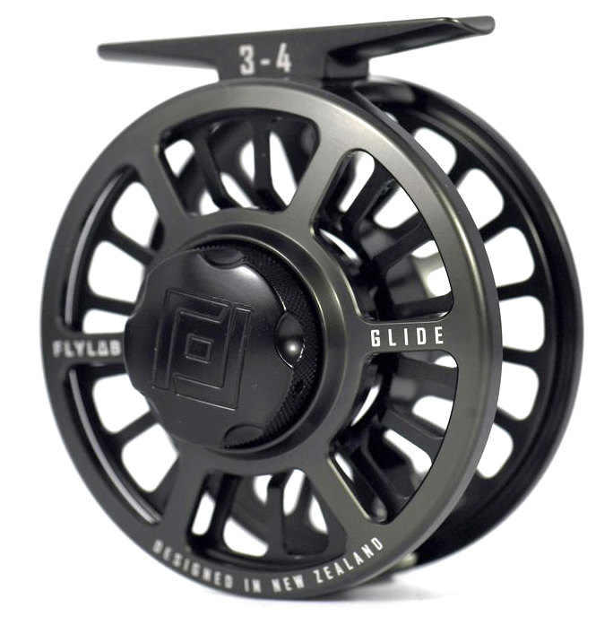 FlyLab Glide moulinets de mouche 3/4 gunsmoke