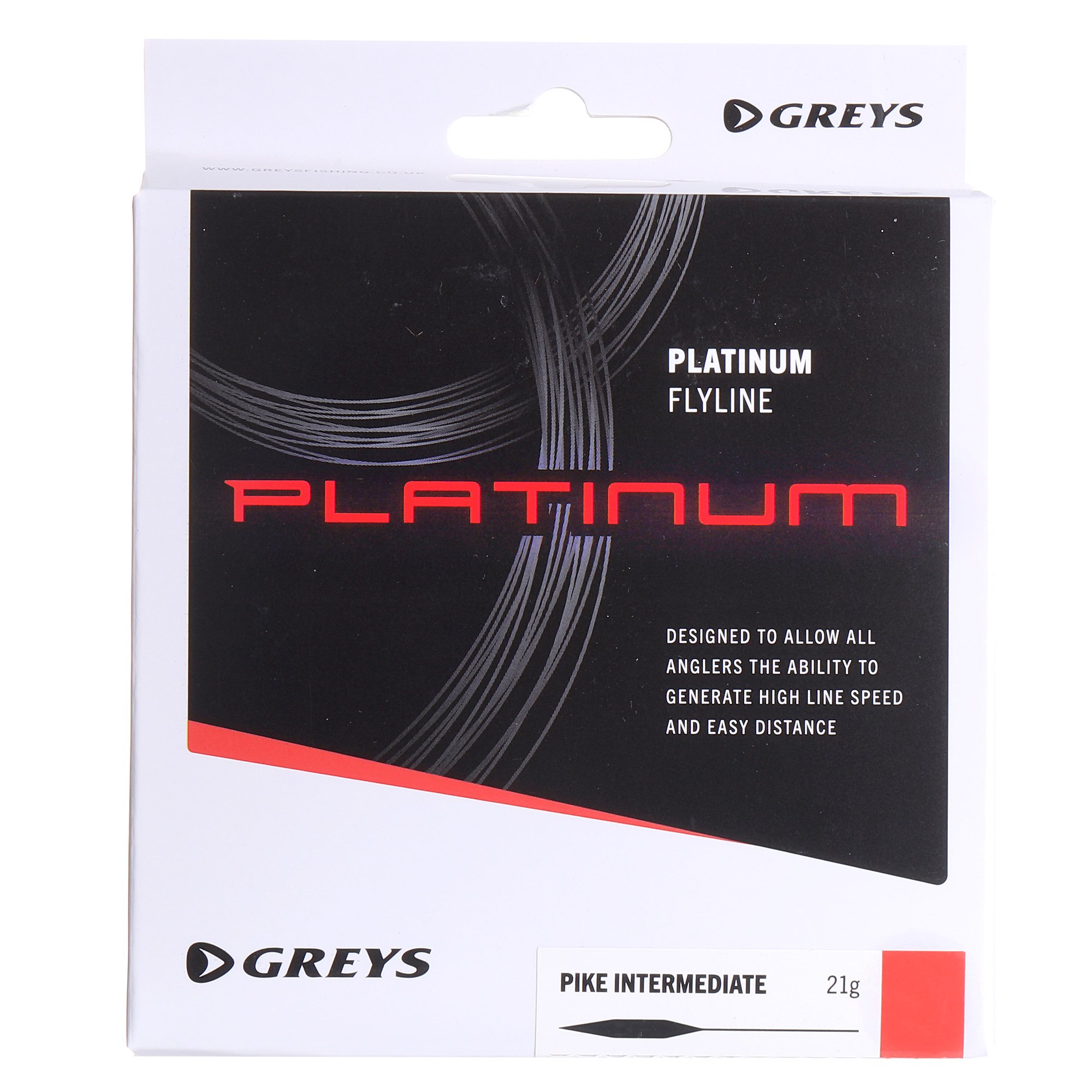 Greys Platinum Plus WF9 PIKE ligne à mouche intermédiaire