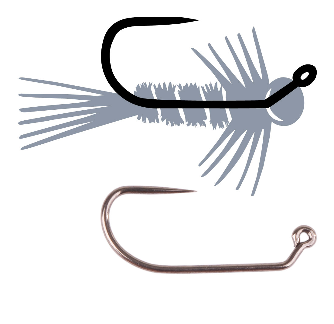 Tunca crochet à mouche TE110 Jig Hook
