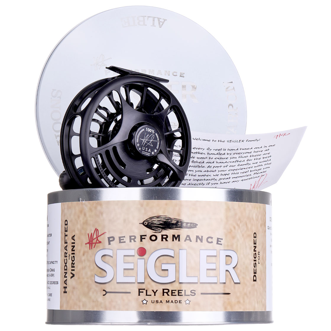 Seigler moulinets de mouche black