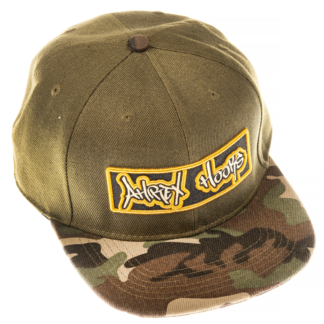 Ahrex Flat Brim Patch casquette camo
