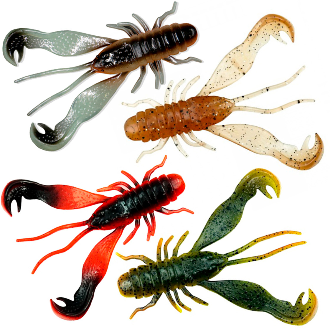 LMAB Finesse Filet Craw 7 cm Écrevisse en caoutchouc