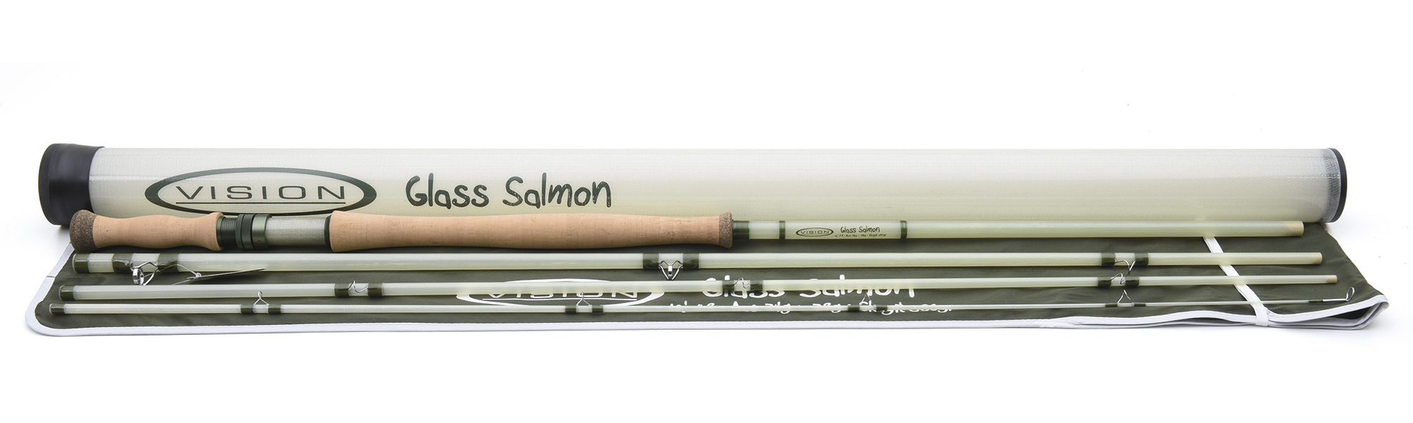 Vision Glass Salmon Canne à deux mains