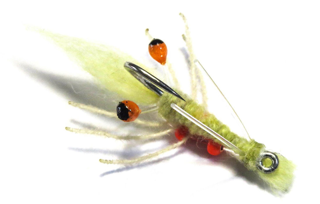 Fishient H2O Mouche d'eau salée - James's Sand Prawn Lemon