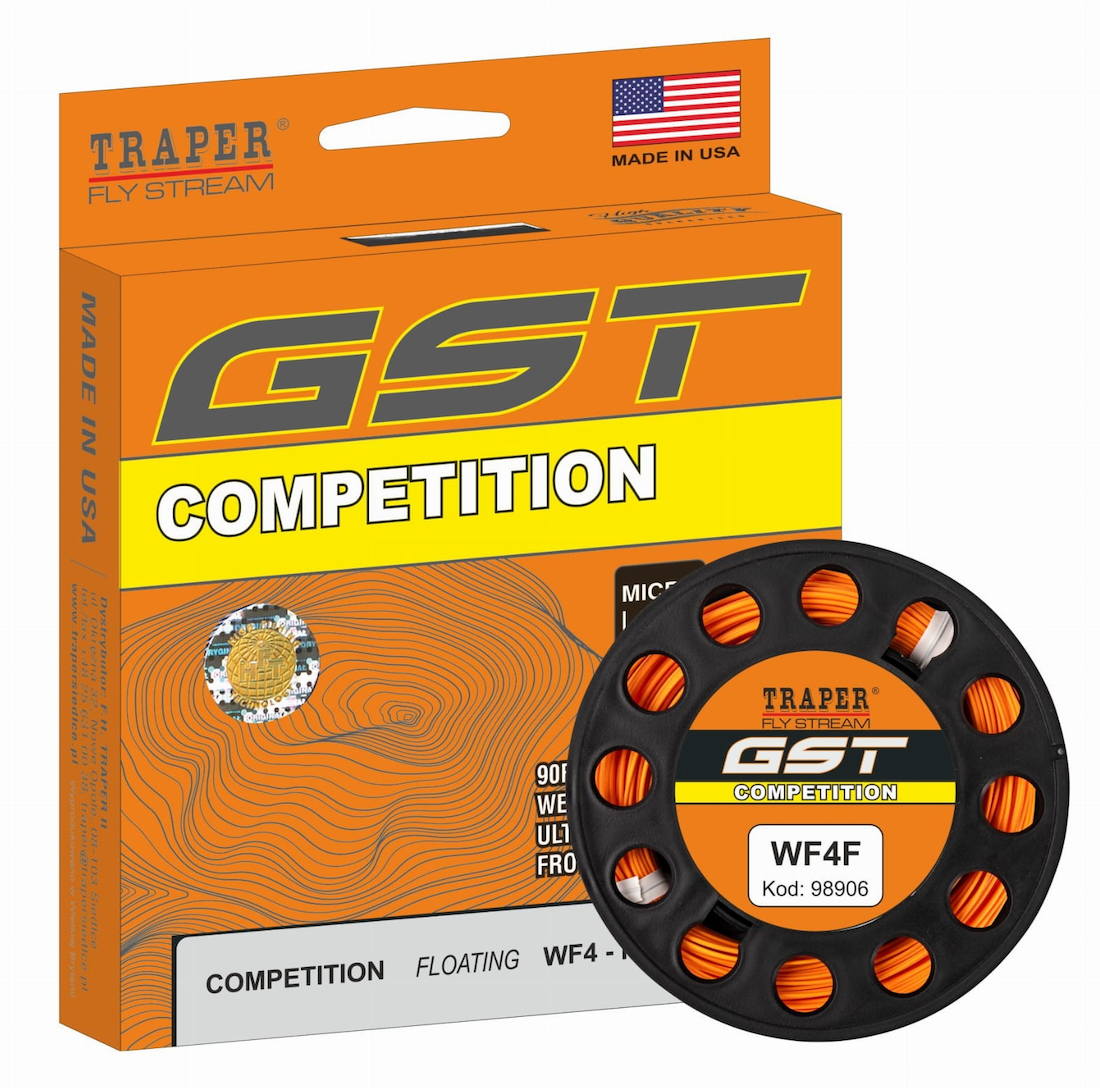 Traper GST Competition Flyline WF ligne à mouche flottante orange