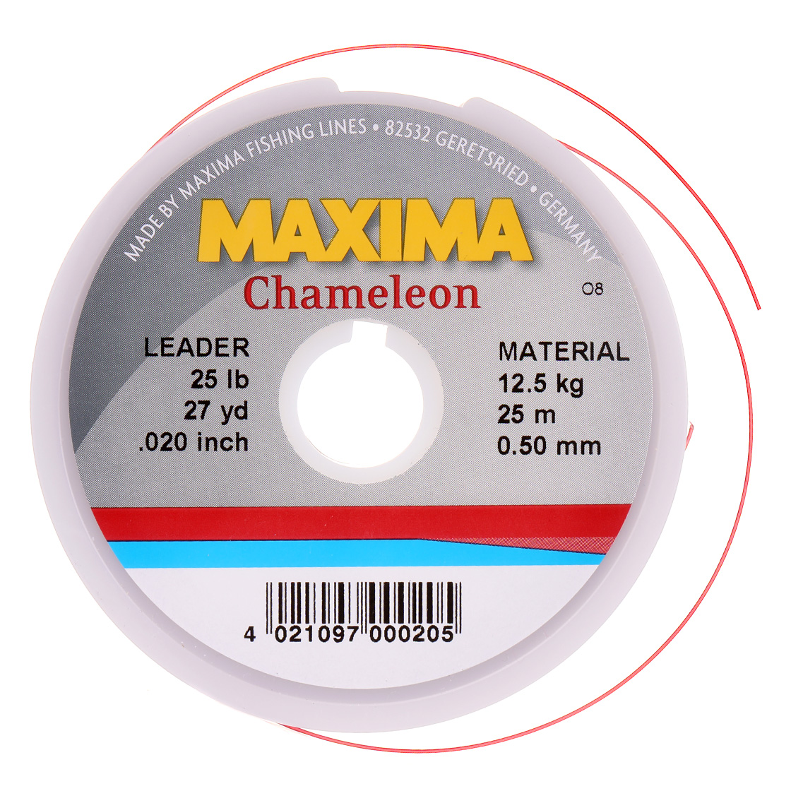 Maxima Mono Tippet 25 m sur bobine Chameleon