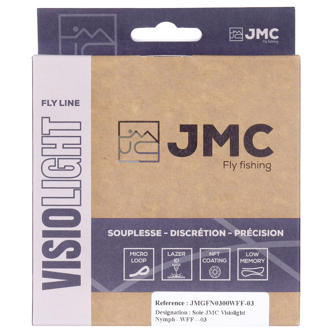 JMC Visiolight Nymph WF- Light Olive/Orange Tip - Ligne à mouche