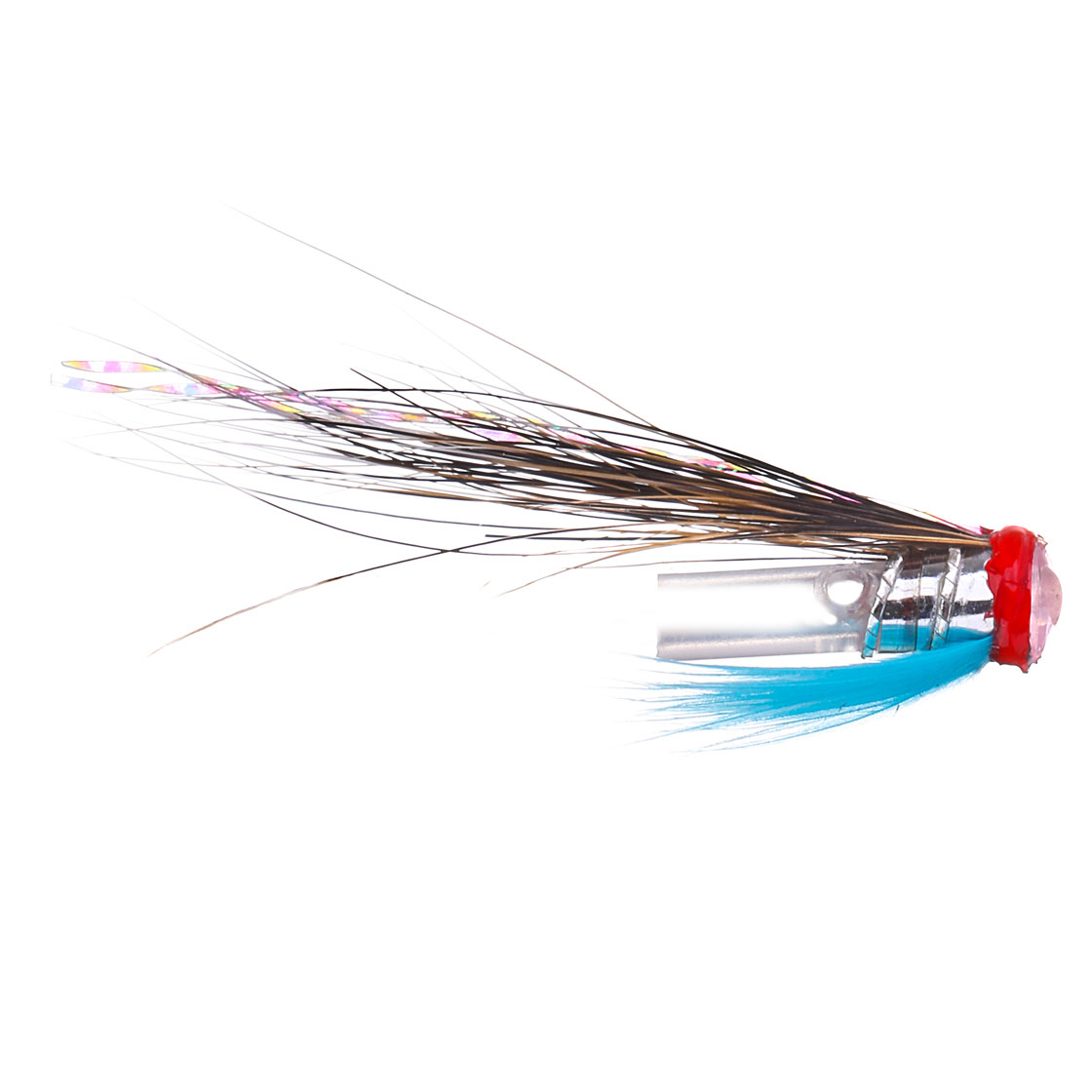 Superflies Mouche à saumon - Silver Blue Micro Hitch