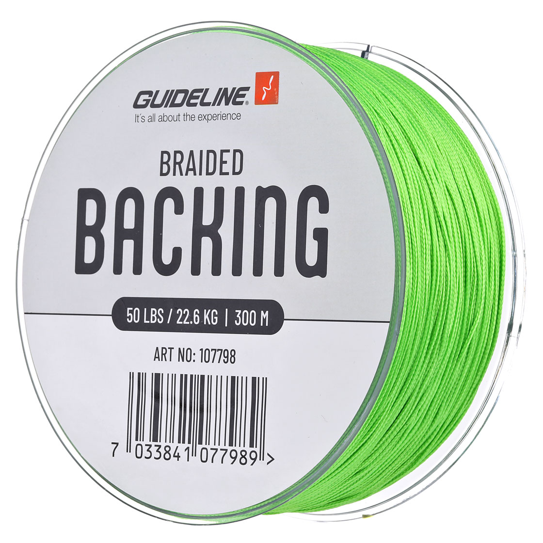 Guideline Braided Backing 50 lbs 300 m vert lime