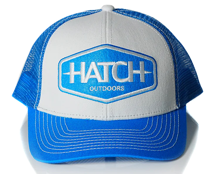 Hatch Marquee Trucker Hat blanc/bleu royal