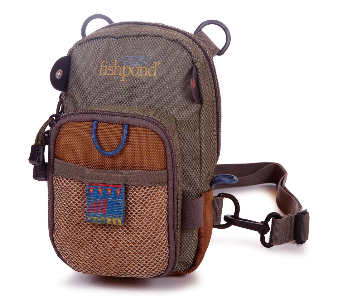 Fishpond San Juan Vertical Chest Pack sable/saddle marron
