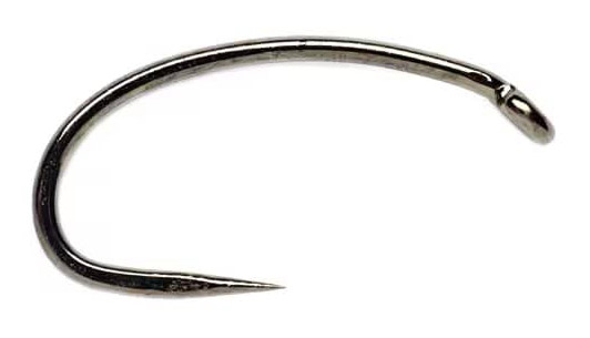 Fulling Mill crochet FM-5115 poids lourd Grub noir nickel 50pc Big Pack Barbless