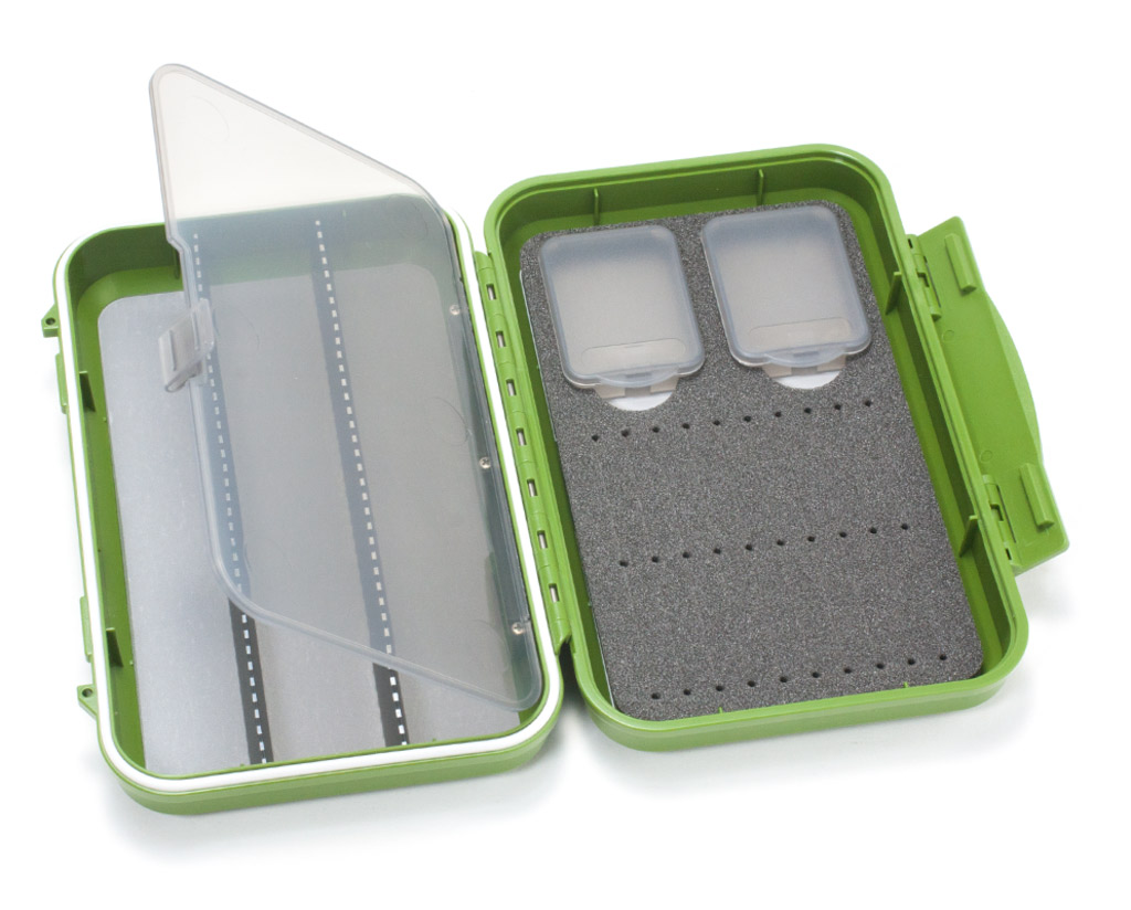 C&F Design CF-2403V boîte à mouches étanche pour mouches tubulaires olive