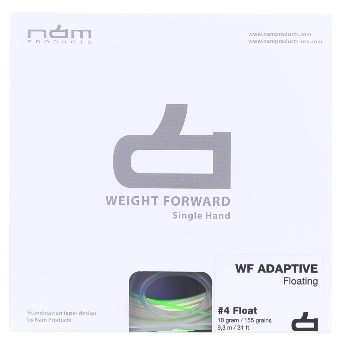 Nam Adaptive Floating Flyline HD-55lbs Power Core WF ligne à mouche