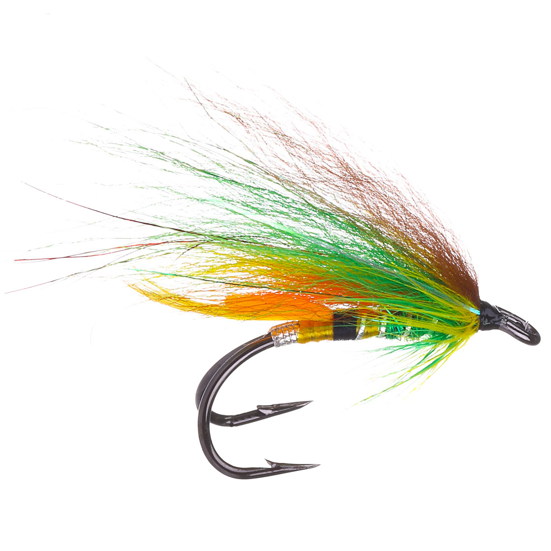 Superflies Mouche à saumon - Green Highlander Loop Double