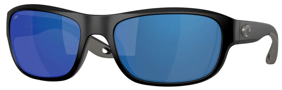 Costa lunettes polarisantes Clipperton Matte Black (Blue Mirror 580P)