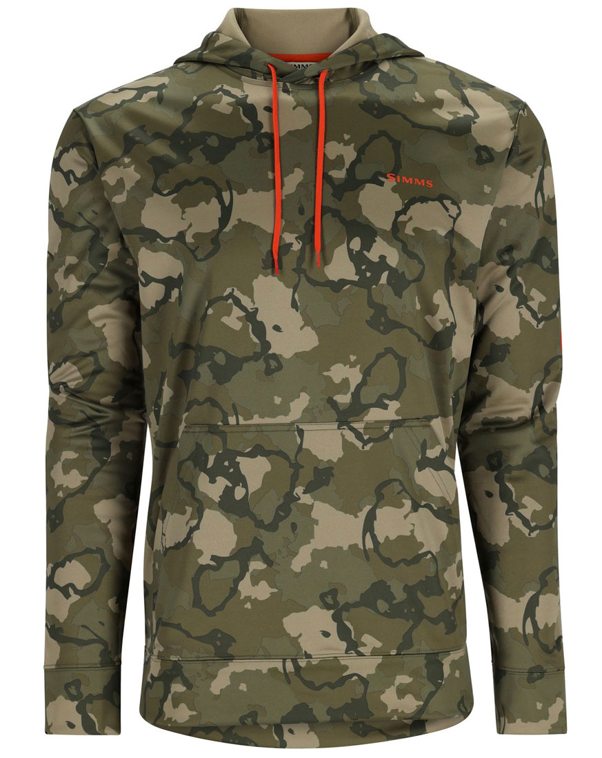 Simms Challenger Hoody sweat à capuche regiment camo olive drab