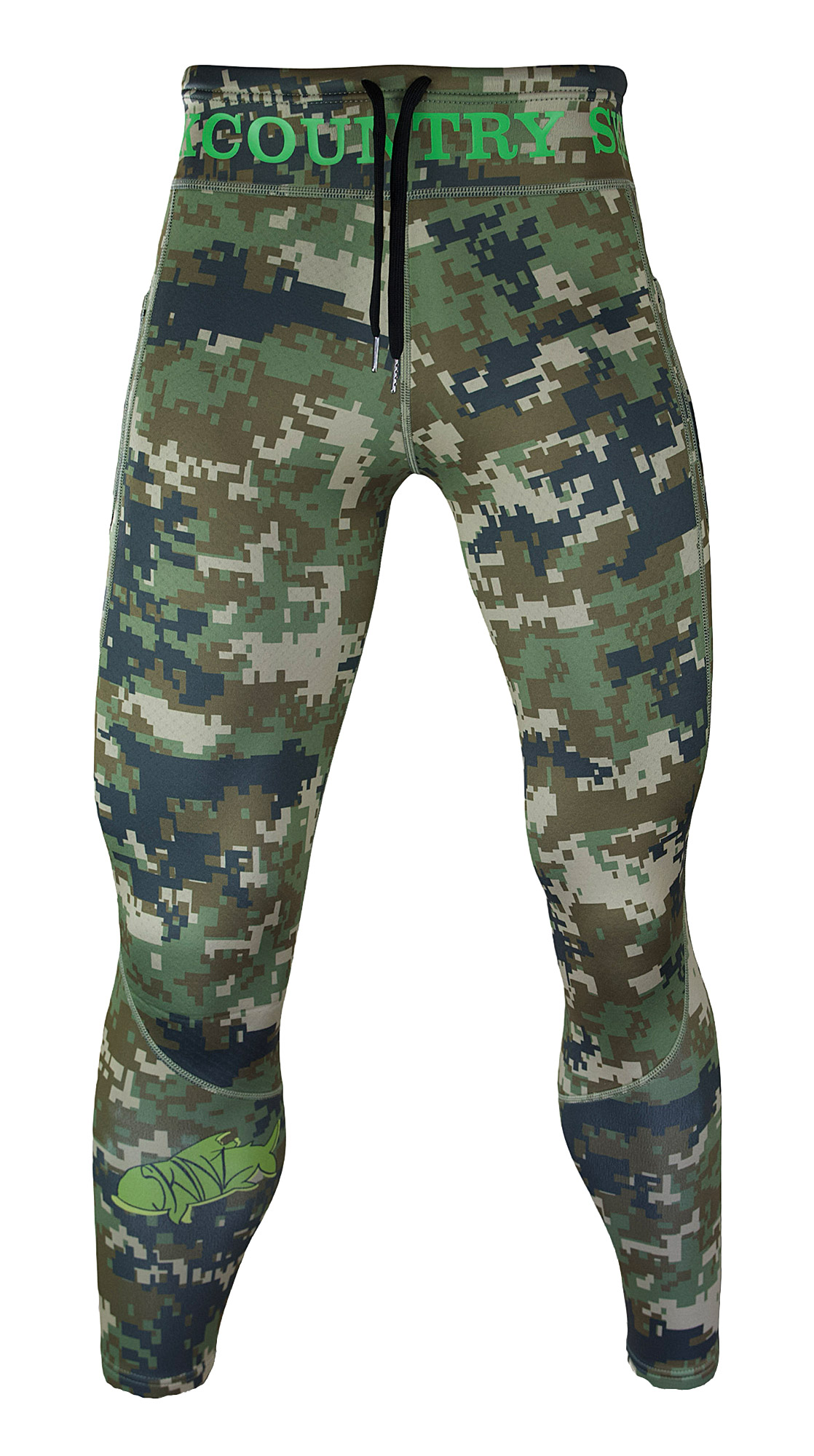 Backcountry Skinz AIRBLITZ™ Perforé Néoprène Wet Wading Leggins Green Digi Camo