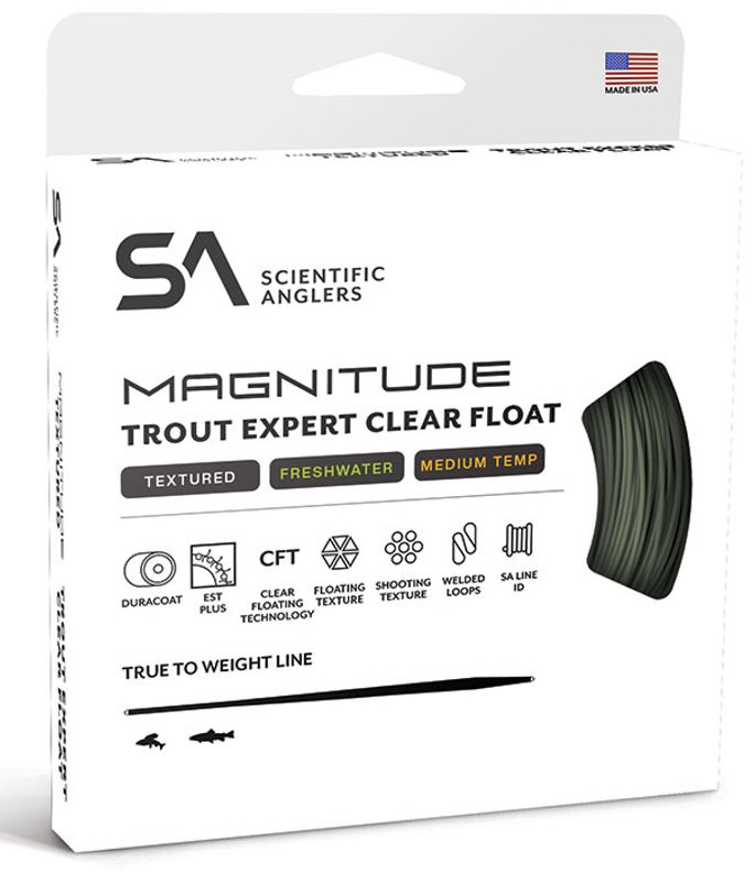 Scientific Anglers Magnitude Trout Expert Clear Tip WF ligne à mouche Sage Green