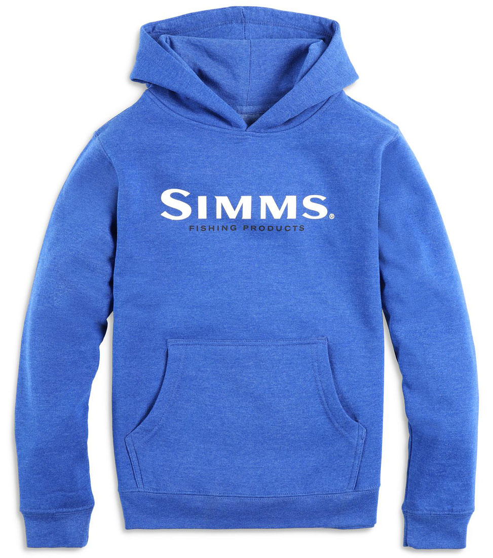 Simms Kid's Logo Hoody Sweat à capuche royal