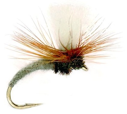 Mouche sèche Fulling Mill - Klinkhammer Adams Grey