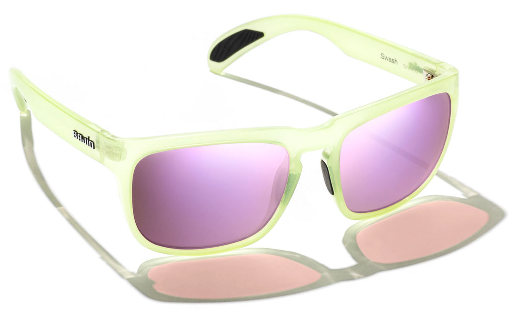Bajio Lunettes polarisantes Swash - Seafoam Gloss (Rose Mirror PC)