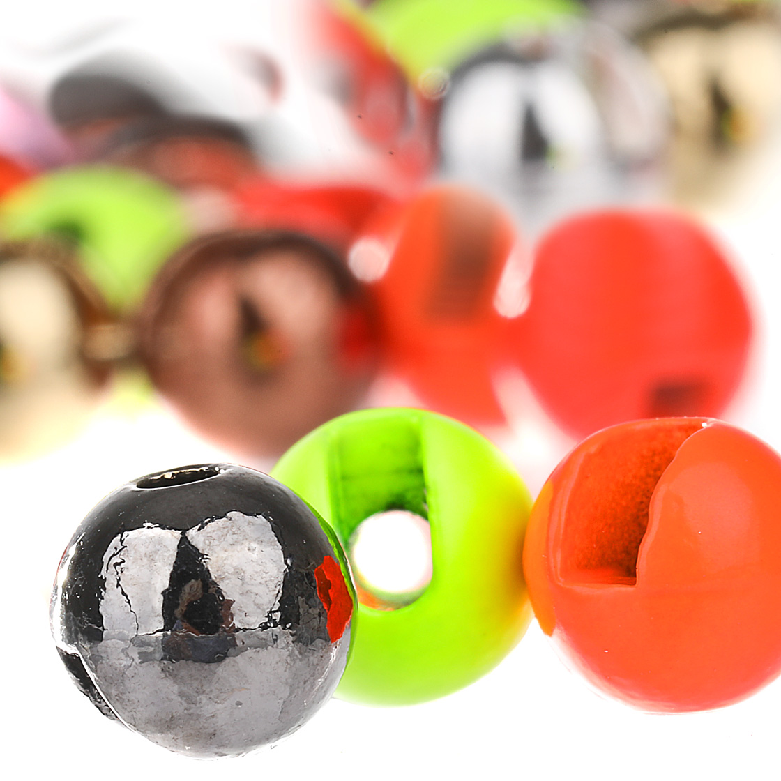 Traper XXL Tungsten Bead 6.4 mm Slotted perles en tungstène