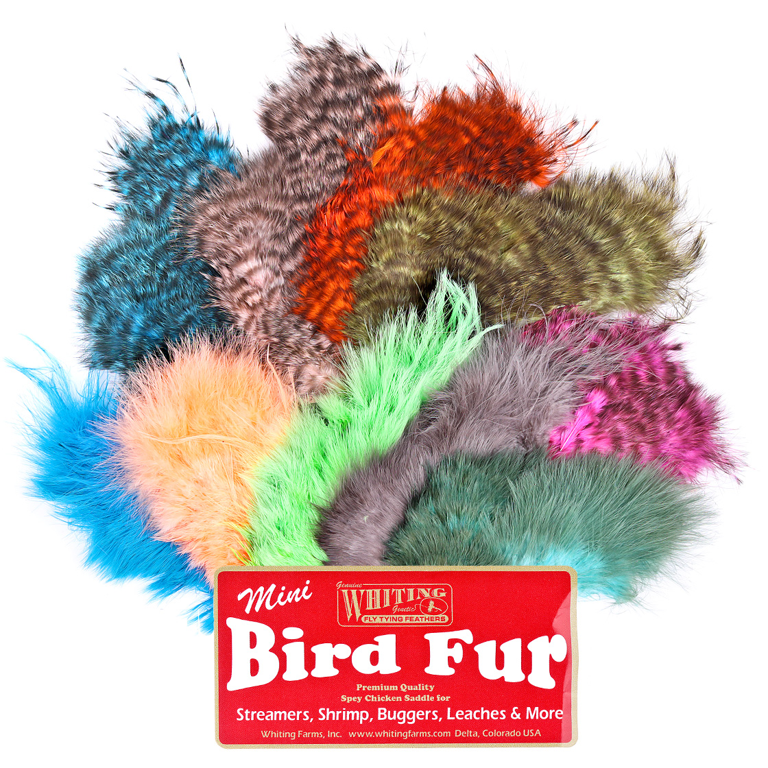 Whiting Mini fourrure d'oiseau