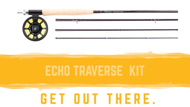 Echo Traverse Kit Kit de canne à mouche à une main