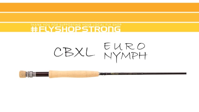Echo Carbon XL Euro Nymph Canne à mouche à une main