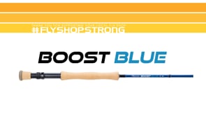 Echo Boost Blue Saltwater Canne à mouche à une main Echo Boost Blue Saltwater Canne à mouche à une main