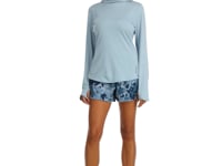 Simms W's Solarflex sweat à capuche steel blue heather Simms W's Solarflex sweat à capuche steel blue heather