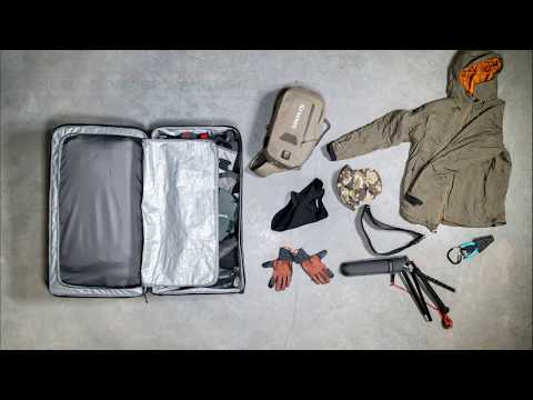 Simms GTS Rod & Reel Vault Sac pour cannes, moulinets et accessoires carbone Simms GTS Rod & Reel Vault Sac pour cannes, moulinets et accessoires carbone
