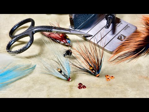 Frödin Flies Mouche tubulaire Sea Trout Spey Series - Black Doctor Spey