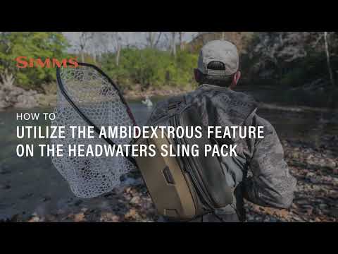 Simms Headwaters Sling Pack Sac résistant à l'eau Hickory