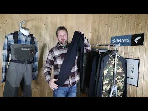 Simms Lightweight Baselayer Top noir Simms Lightweight Baselayer Top noir