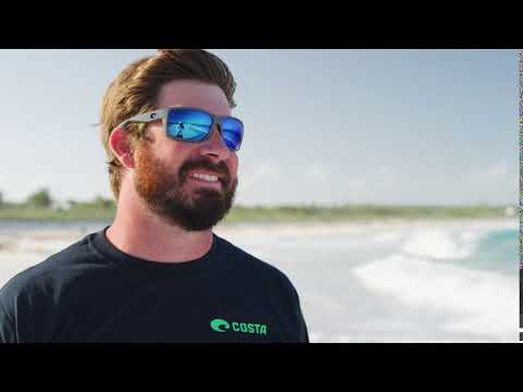 Costa lunettes polarisantes Reefton Blackout (Blue Mirror 580G)