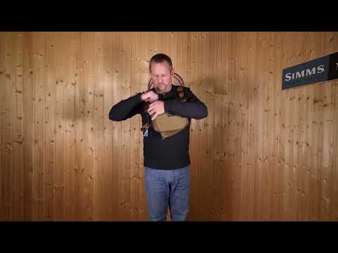 Simms Headwaters Chest Pack Sac de poitrine Water-Resistant Hickory Simms Headwaters Chest Pack Sac de poitrine Water-Resistant Hickory