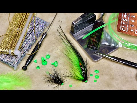 Frödin Flies Mouche tubulaire TTT No Body Series - Black Green Helmet