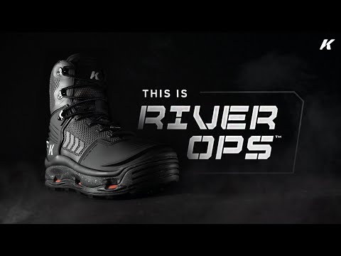Korkers chaussures de wading River OPS (BOA), y compris feutre & semelles amovibles en caoutchouc Vibram