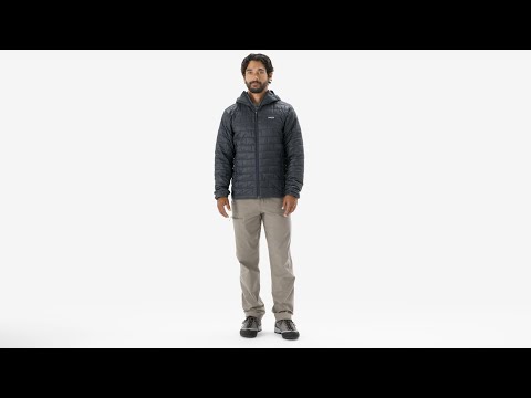 Patagonia Nano Puff Fitz Roy Trout Hoody OTBR - Otter Brown