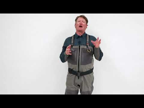 Simms G4 Zip Stockingfoot waders avec fermeture éclair slate