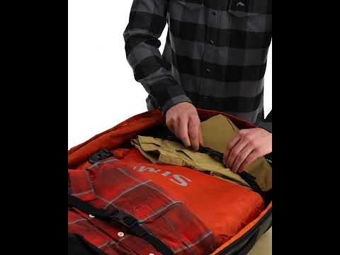 Simms Tailwind Roller Wheeled Duffel valise de voyage black Simms Tailwind Roller Wheeled Duffel valise de voyage black