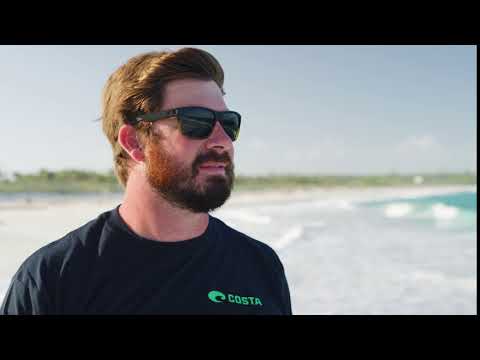 Costa Lunettes polarisantes Slack Tide Black/Shiny Tortoise (Green Mirror 580P)