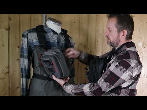 Simms Freestone Chest Pack poche poitrine pewter