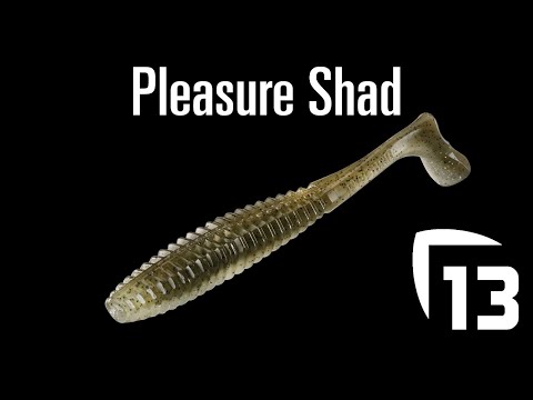 13 Fishing Pleasure Shad Poisson caoutchouc 11,4 cm Set de 6 pièces