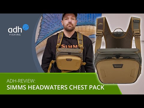Simms Headwaters Chest Pack Sac de poitrine Water-Resistant Hickory Simms Headwaters Chest Pack Sac de poitrine Water-Resistant Hickory