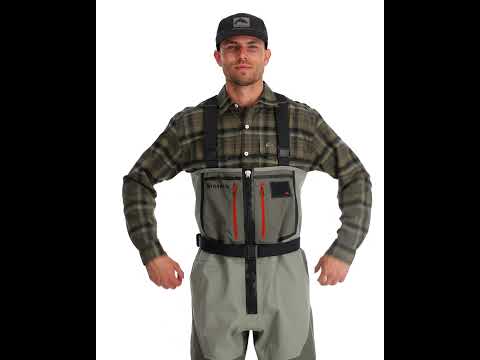 Simms Freestone Z Stockingfoot waders smoke