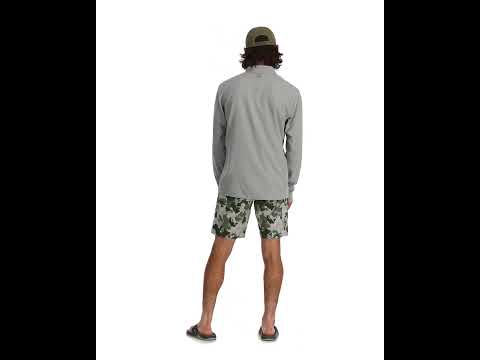 Simms BugStopper Intruder BiComp UPF30 T-shirt avec protection UV & insectes Driftwood