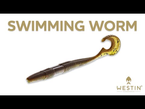 Westin Swimming Worm appât caoutchouc 13 cm set de 5 pièces